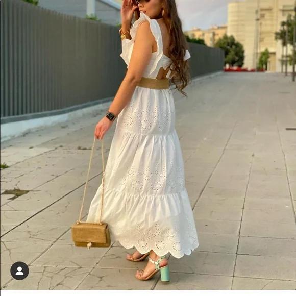 Cotton embroidery dress bloggers fav - Picture 14 of 15